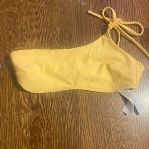 Hollister one shoulder bikini top